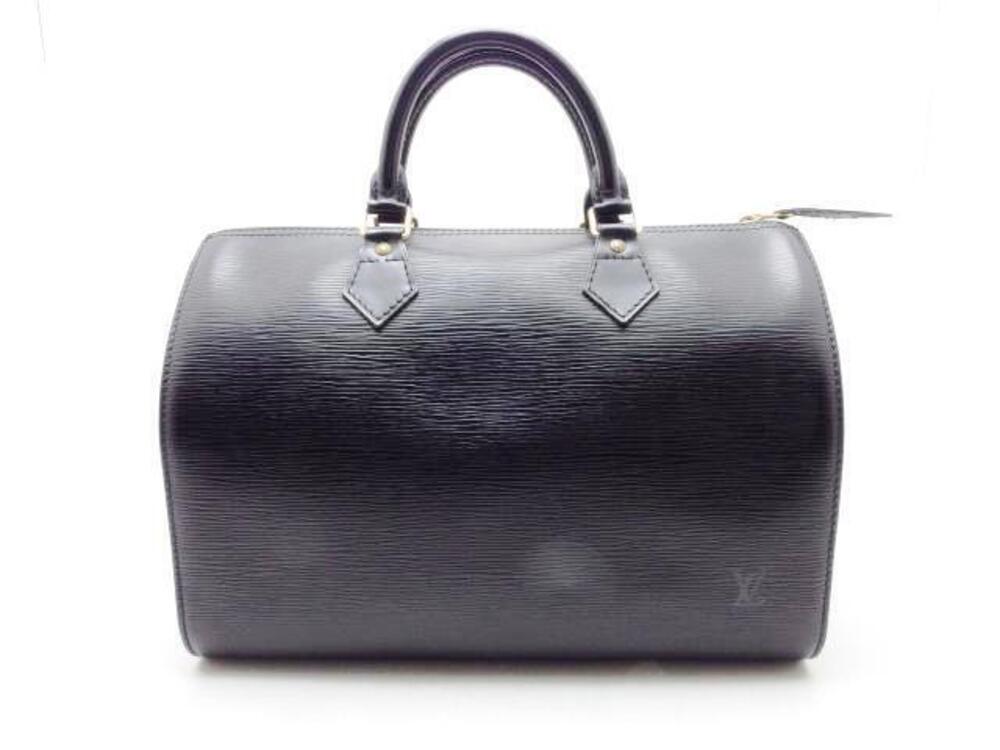 LOUIS VUITTON Speedy Epi Noir Black Handbag